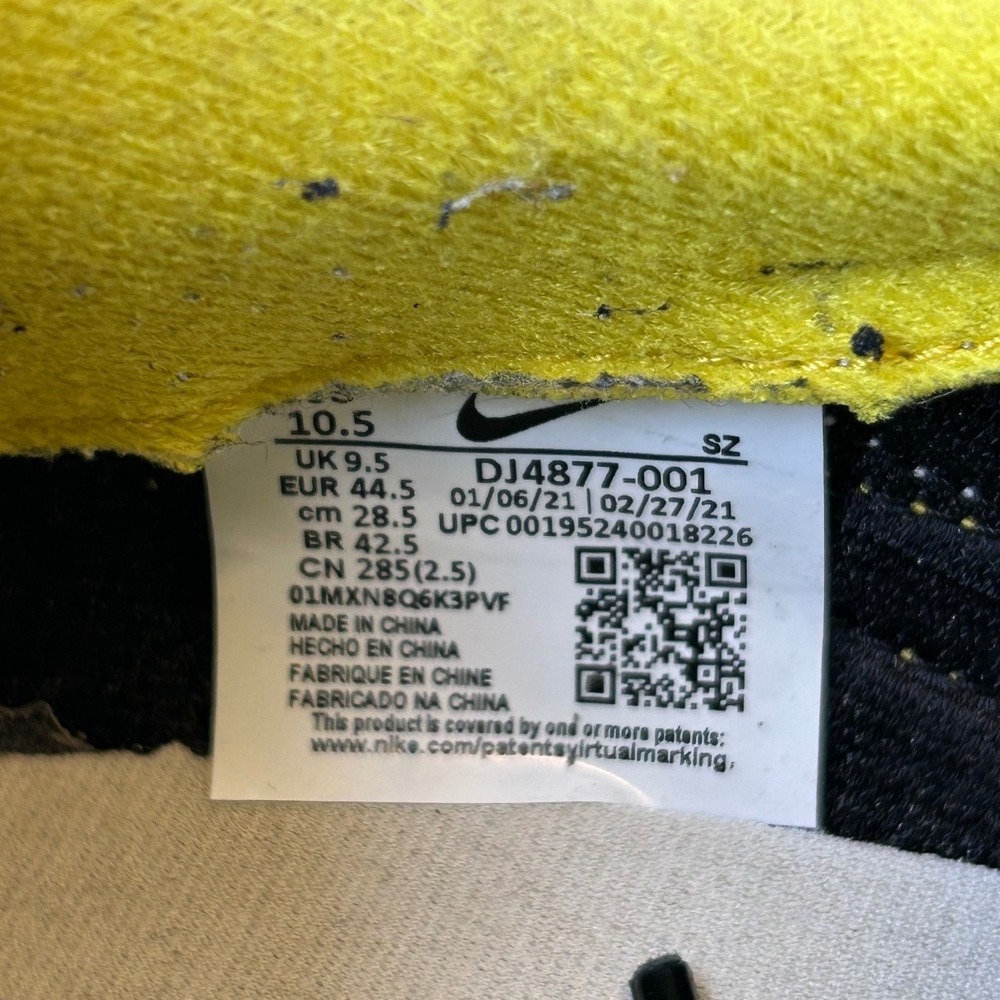 Nike x Sacai x Undercover LDWaffle Black Bright Citron DJ4877-001 Mens Size 10.5 - Picture 7 of 15